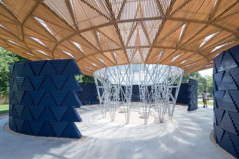 Serpentine Pavilion 2017, designed by Francis Kéré. Serpentine Gallery, London (23 June – 8 October 2017) © Kéré Architecture, Photography © 2017 Iwan Baan