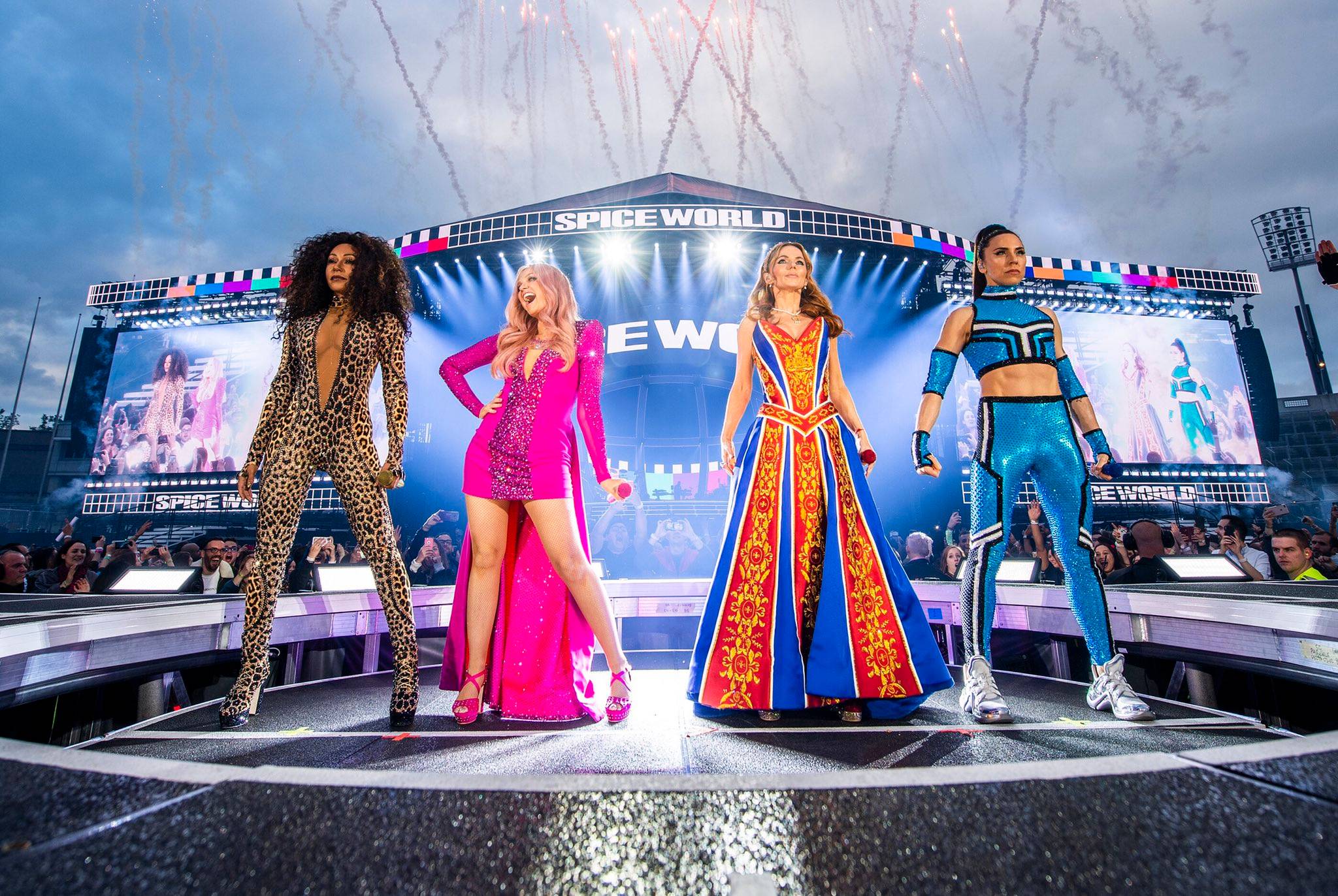The Spice Girls on May 24, 2019 in Dublin, photo by Andrew Timms