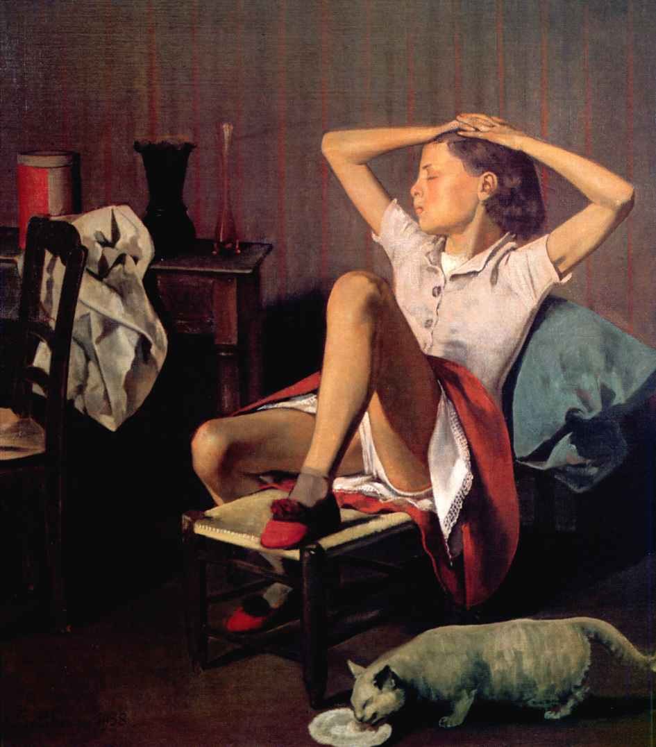 “Thérèse rêvant”, Balthus, 1938.