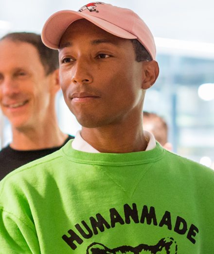 Pharrell Williams, ambassadeur d’Adidas chez Station F