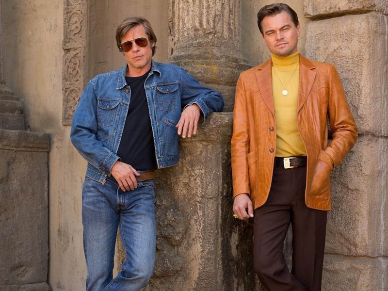 Brad Pitt et Leonardo DiCaprio dans le nouveau film de Quentin Tarantino, “Once Upon a Time in Hollywood”.
