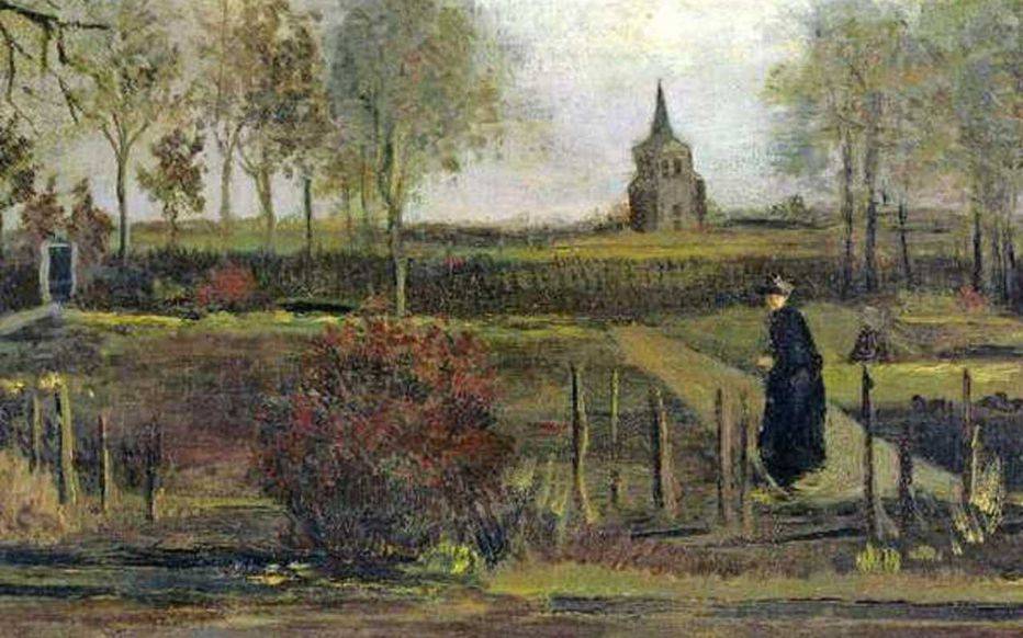 “Le Jardin du presbytère de Nuenen au printemps” (1884) Vincent Van Gogh © Musée de Groningue