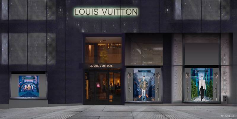 Louis Vuitton dévoile les vitrines futuristes imaginées par Nicolas Ghesquière et Es Devlin