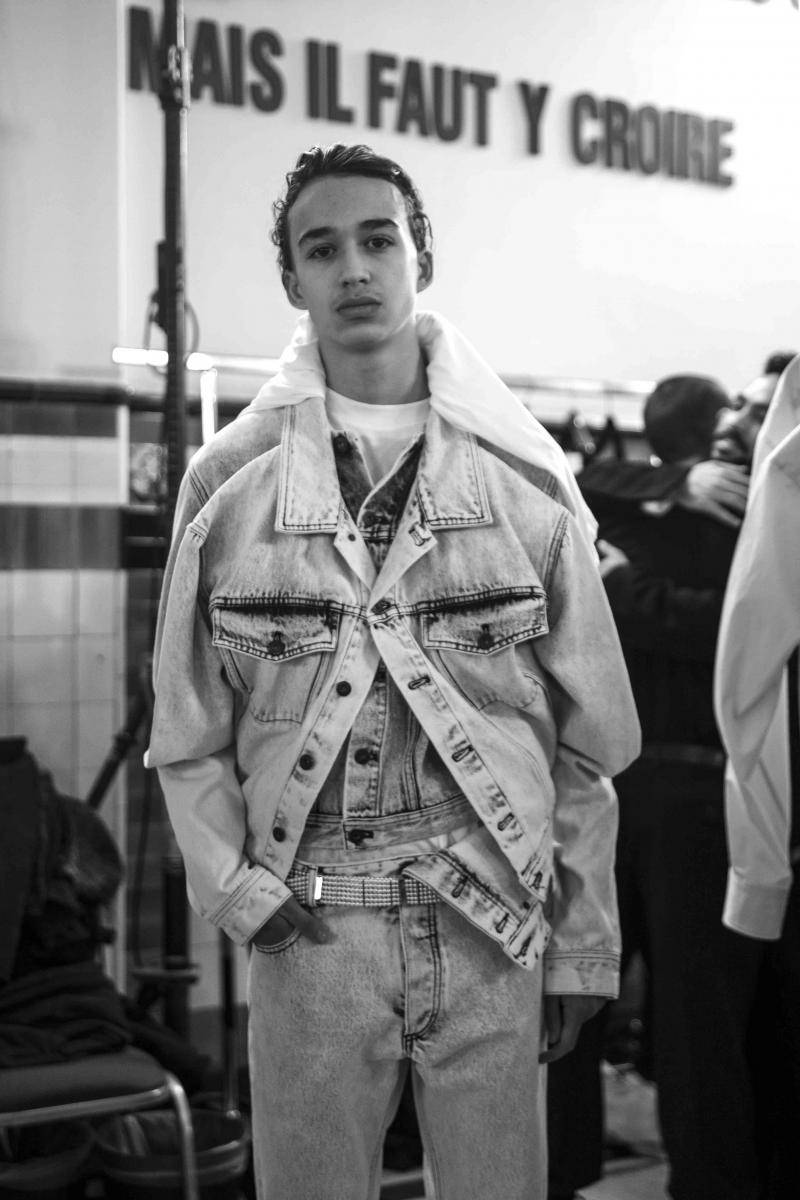 Backstage : Y/Project men fall-winter 2018 collection seen by Mehdi Mendas