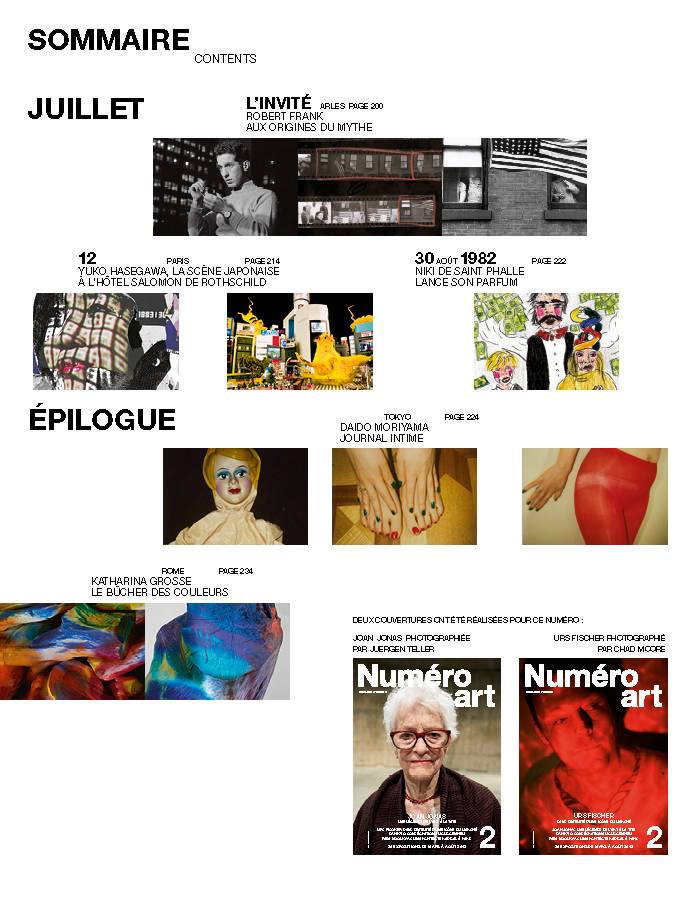 Urs Fischer et Joan Jonas en couverture du nouveau Numéro art