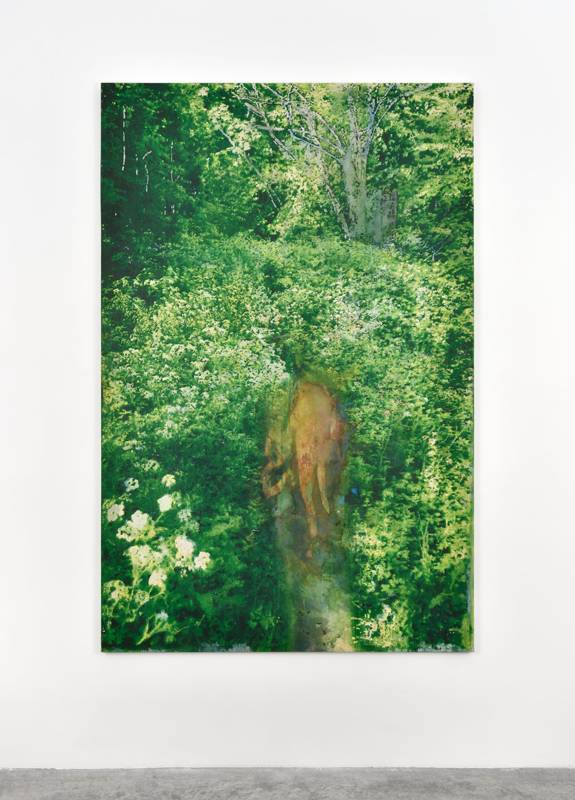 <p>Alexandre Lenoir, “La source” (2019). Acrylic and oil on canvas, 204x142cm</p>
