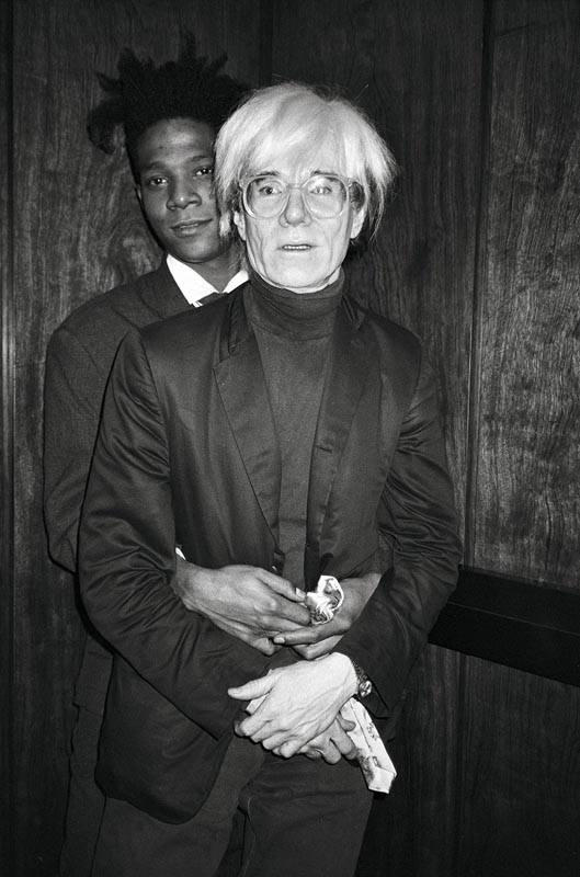 <p>Jean Michel and Andy at The Rockefeller Center, September 19, 1985</p>

<p>Copyright: © The Andy Warhol Foundation for the Visual Arts, Inc.</p>
