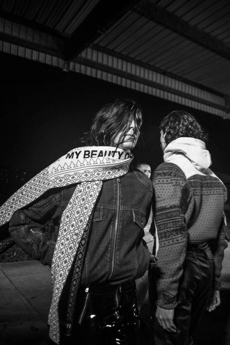 Backstage : le défilé GmbH homme automne-hiver 2018 vu par Mehdi Mendas