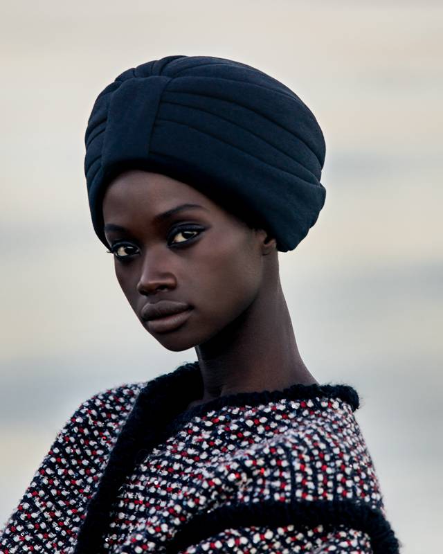 <p>Fatou Jobe photographed by Robbie Lawrence on the cover Numéro “Voyage” 198.</p>
