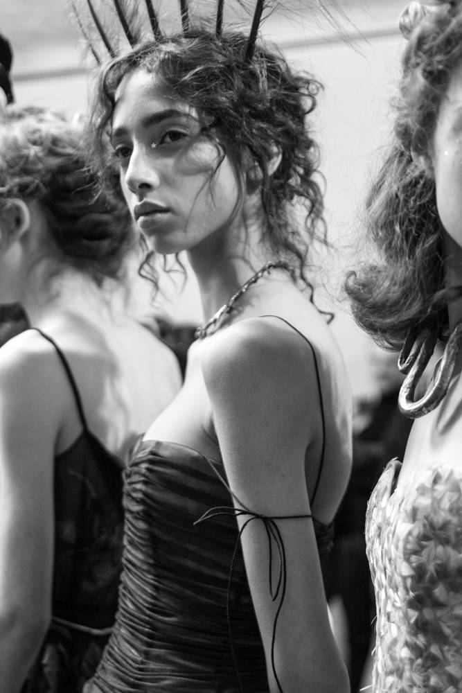 Backstage : le défilé Dior Couture printemps-été 2017 vu par Mehdi Mendas