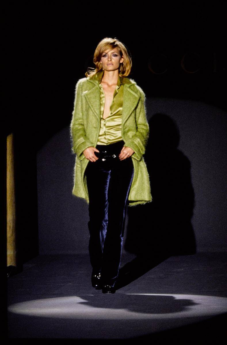 <p>La première collection de Tom Ford pour Gucci, saison automne-hiver 1995</p>

