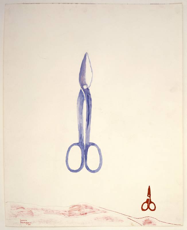 <p>Louise Bourgeois, “Spit or Star” (1986). Watercolor and pencil on paper  60.3 x 48.3 cm / 23 3/4 x 19 in Photo: Christopher Burke</p>
