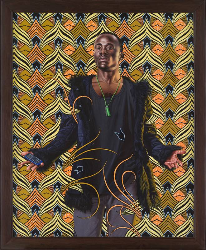 <p>Kehinde Wiley, <em>Bonaparte in the Great Mosque of Cairo</em>, 2012. Huile sur toile, 178,5 x 148 cm. Photo : Bertrand Huet © Courtesy de l'artiste et Galerie Templon, Paris – Brussels</p>
