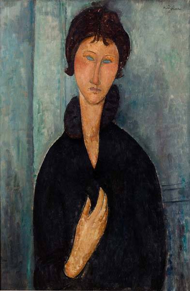 <p>Amedeo Modigliani, “Femme aux yeux bleus” (1918). Musée d’Art moderne de la Ville de Paris.</p>
