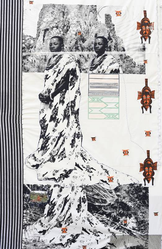 <p>Zohra Opoku, “Bob's Cloth” (2017). Courtesy the artist and Mariane Ibrahim Gallery</p>
