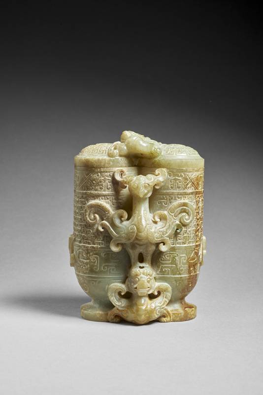 <p>Vase à couvercle Chine, Dynastie Han, Ier - IIe siècle ap. J.-C., collection Sam et Myrna Mayers © Thierry Ollivier</p>

