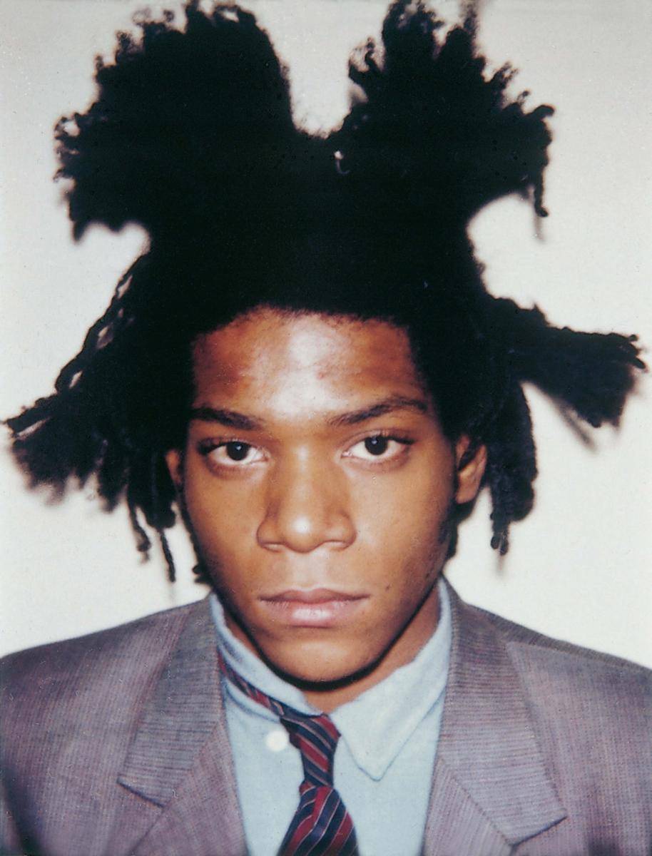 <p>Andy Warhol, Portrait de Jean-Michel Basquiat, 1982. Polaroid.</p>
