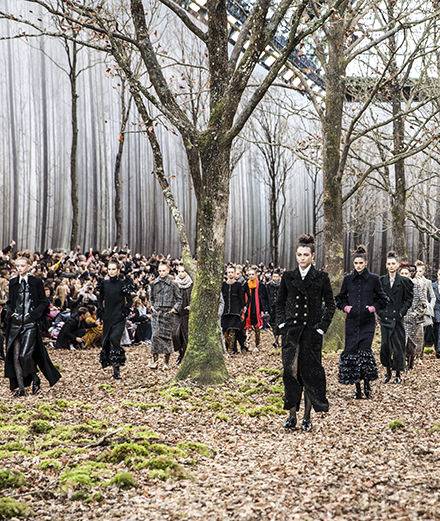 Le défilé Chanel automne-hiver 2018-2019 vu par Mehdi Mendas