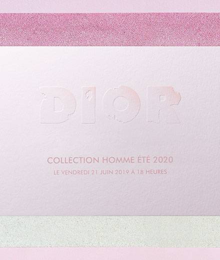 Exclusif : vivez le défilé Dior Collection Homme printemps-été 2020 en direct