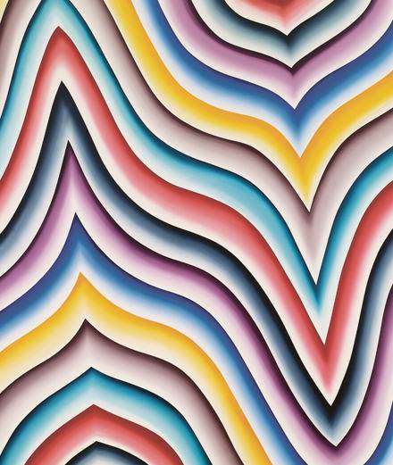Les folies colorées de Bernard Frize au Centre Pompidou et à la galerie Perrotin