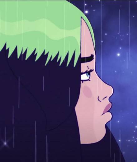 Billie Eilish se promène au clair de lune dans son nouveau clip animé 