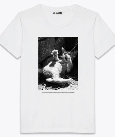 L’objet du jour : le tee-shirt chaton par Jil Sander x Mario Sorrenti