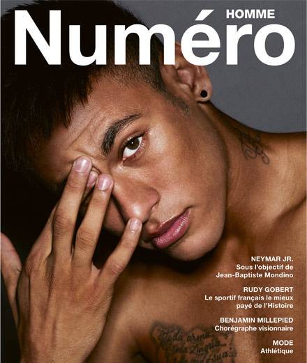 Exclusif : Neymar Jr. par Jean-Baptiste Mondino en couverture du nouveau Numéro Homme
