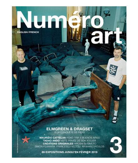 Les artistes Elmgreen & Dragset en couverture de Numéro art #3