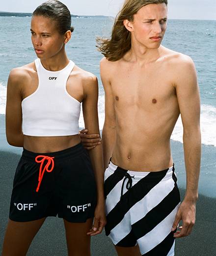 Off-White et Vilebrequin signent une collection de maillots de bain